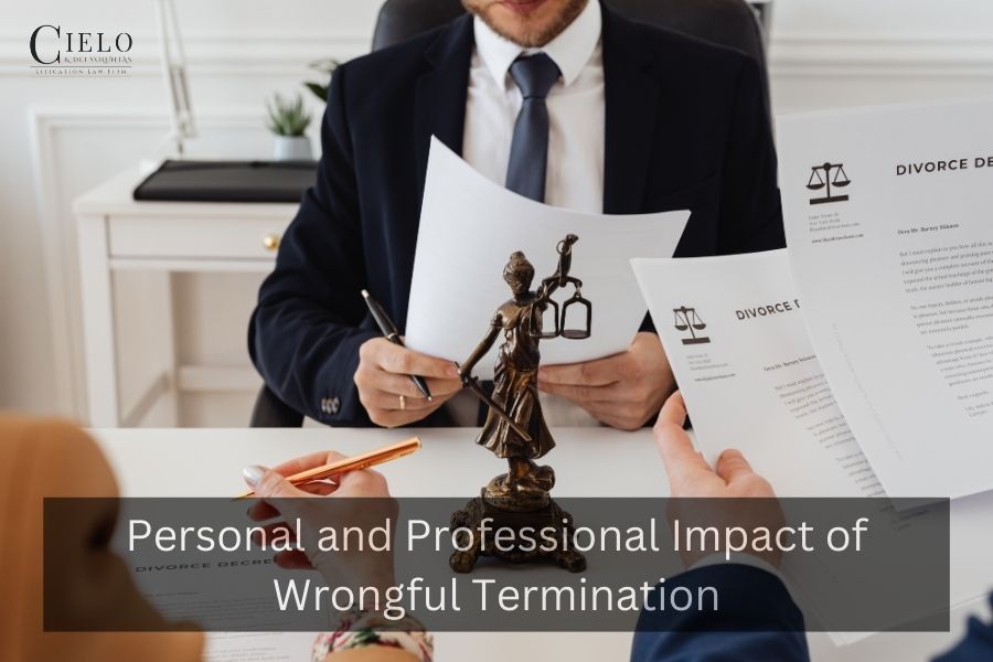 Personal and Professional Impact of Wrongful Termination