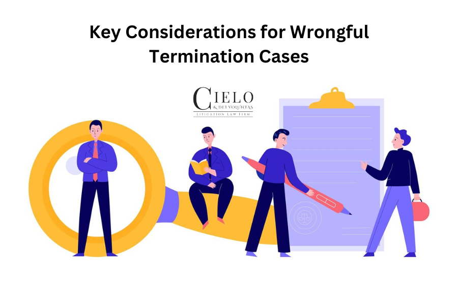 Key Considerations for Wrongful Termination Cases