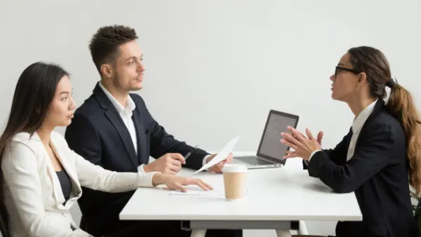 San Diego wrongful termination lawyer consulting client